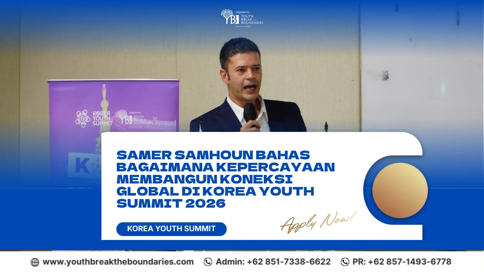 Samer Samhoun Bahas Pentingnya Kepercayaan dalam Membangun Jejaring Global di KYS 2026