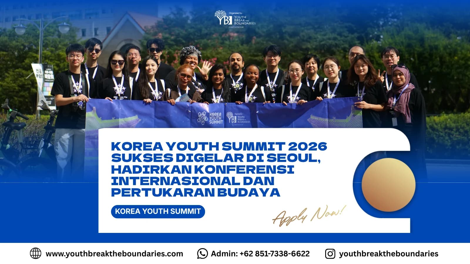 Korea Youth Summit 2026 Sukses Digelar di Seoul, Hadirkan Konferensi Internasional dan Pertukaran Budaya