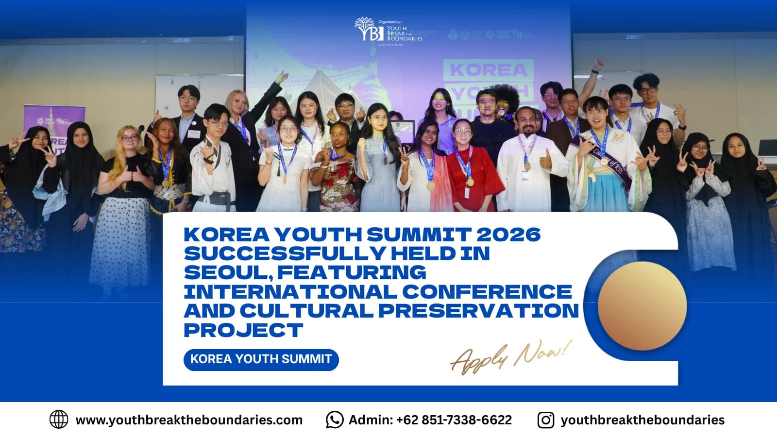 Korea Youth Summit 2026 Successfully Held in Seoul, Featuring International Conference and Cultural Preservation Project