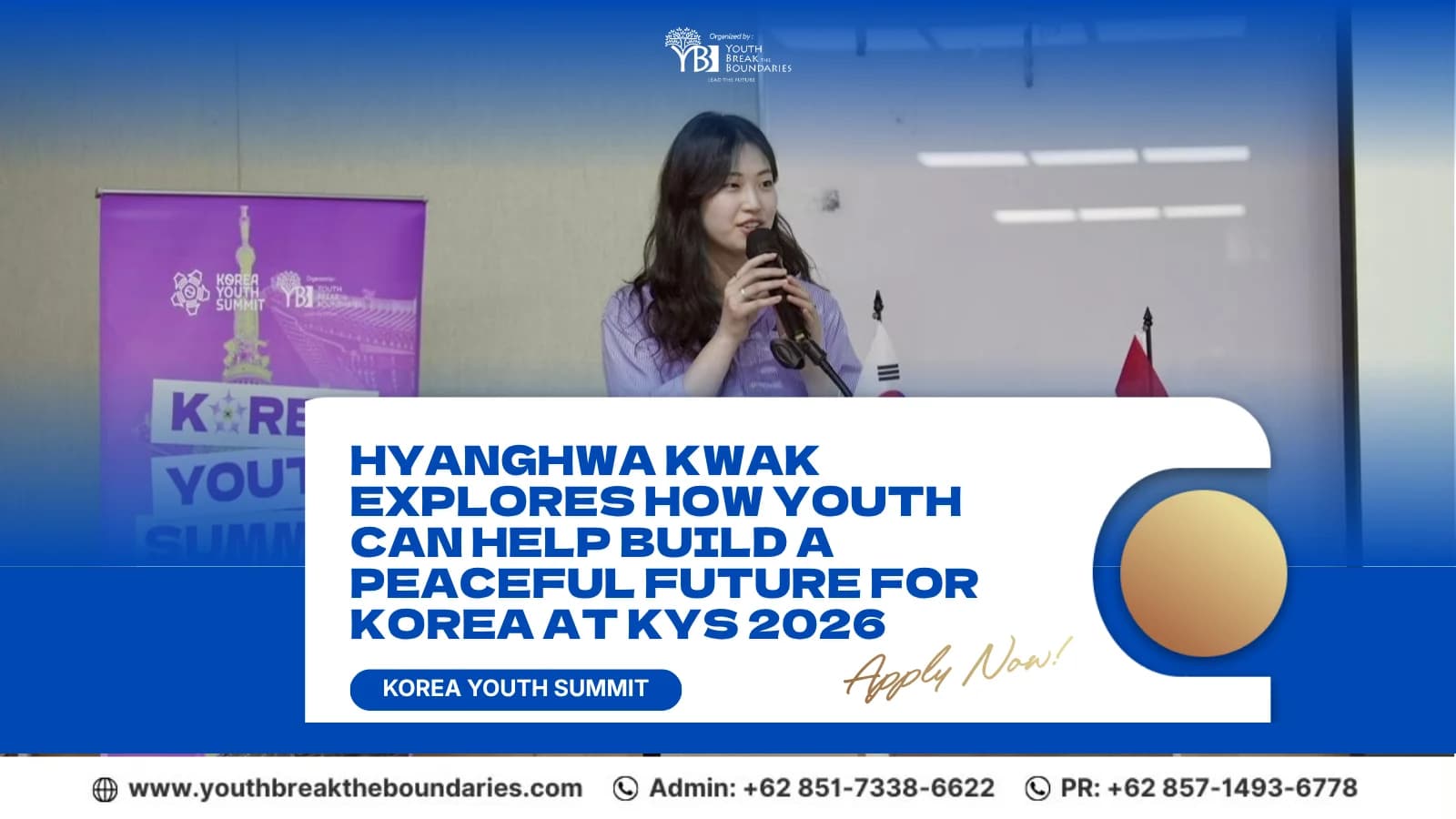 Hyanghwa Kwak Explores How Youth Can Help Build a Peaceful Future for Korea at KYS 2026