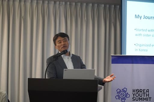 Youngjo Choi Berbagi Pengalaman Membangun Karier dan Jaringan Global di Korea Youth Summit 2025