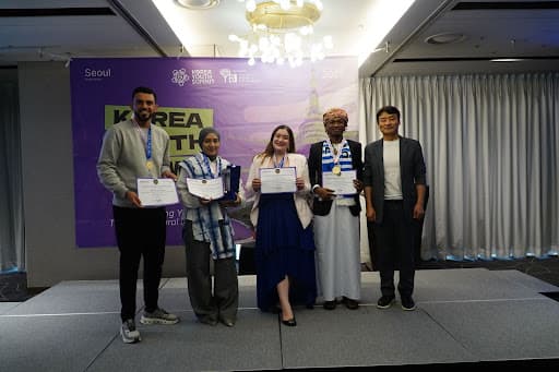 Group 1 Raih Best Group Award di Korea Youth Summit 2025 Lewat Gagasan Desain Komunitas Inklusif dan Budaya